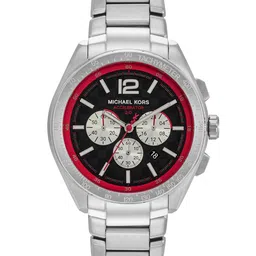 Michael Kors Men Accelerator 2.0 Bracelet Style Chronograph Analogue Watch MK9176I-Silver-28
