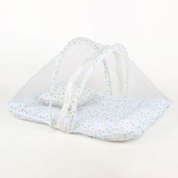 Mom's Home Cotton Foldable Mosquito Net Bedding- White-19