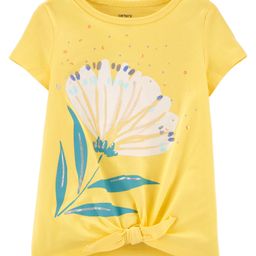 Carter's Floral Jersey Tee - Yellow-image-23