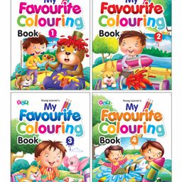 Young Learner Publication My Favourite Colouring Books Pack of 4 - English-5