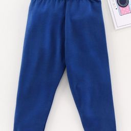 Babyhug Full Length Solid Leggings - Royal Blue-picture-21