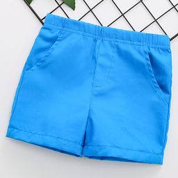 Kookie Kids Mid Thigh Length Shorts - Blue-image-96