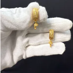 Anshenterpris Women Gold-Plated Brass Classic Drop Earrings-picture-40
