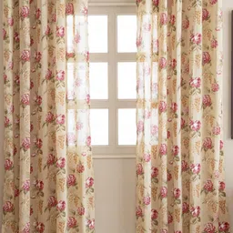 The Home Story Set of 2 Cotton Sheer Long Door Curtain-image-52