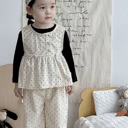 LULU & SKY Girls Printed Tunic with Trousers-picture-11