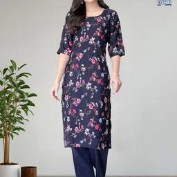 HERE&NOW Women Pack Of 2 Ethnic Motifs Printed Regular Kurta Set-image-15