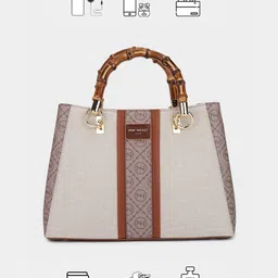 MINI WESST Printed PU Structured Shoulder Bag image 4