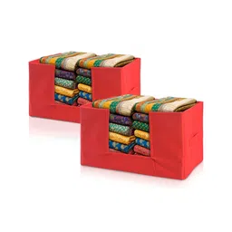 Aura Red Set of 2 Regular Drawer Organiser Organisers-1