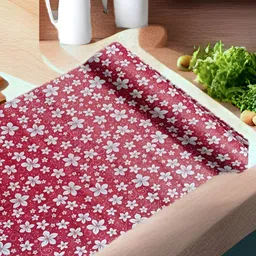 Aura Pink Set of 1 Water Resistant Shelf Liner Organisers-15