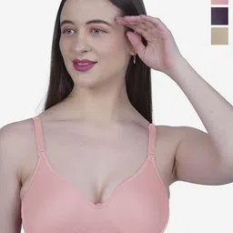 SHYAM SONS FLAIR Navya Pack Of 3 Full Coverage Lightly Padded Bra-picture-33