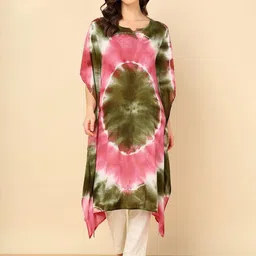 CORSICA Tie and Dye Dyed Crepe Kaftan Midi Dress-picture-49