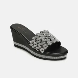 Marc Loire Women Embellished Wedge Heeled Sandals-image-54