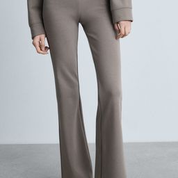 MANGO Women Flared Trousers-image-7