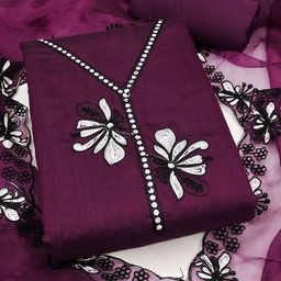 Maroosh Embroidered Unstitched Dress Material-image-30