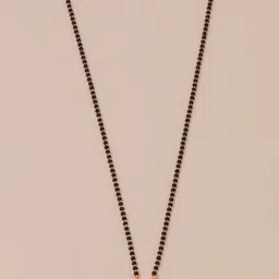 BELWICK Gold-Plated Artificial Stones and Beads Mangalsutra-7