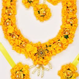 ALL DAY 365 Women Yellow Jewellery Set-image-94