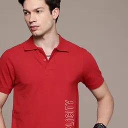 Moda Rapido Typography Printed Polo Collar Regular Fit T-shirt-picture-25