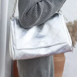 MINI WESST Women Textured Structured Shoulder Bag-17