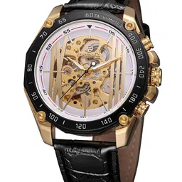 FORSINING Men Dial & Leather Straps Analogue Watch FSG8068M3T4-image-96