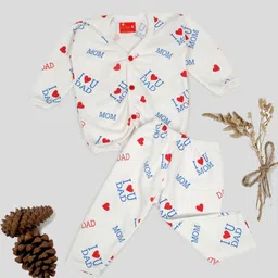 Tiny Bugs Kids Cotton Printed Thermal Set-image-8