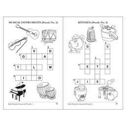 Sawan Pictorial Crossword Puzzle of 1 to 3 Books Pack of 4 - Englisj image 3