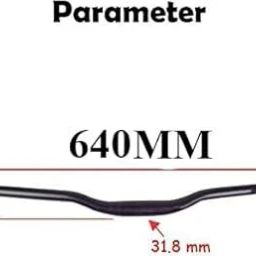 prakmo Cycle Handlebar Rod light Weight Bicycle Handlebar and Cycle Handle Stem, Blue Bicycle Handle Grip image 3