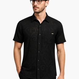 NUEVOSDAMAS Men Self Design Casual Shirt-image-17