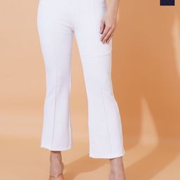 Parona Women Pack Of 2 Comfort Bootcut Trousers-image-89