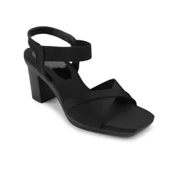 Looper Women Open Toe Block Heels With Backstrap image 3