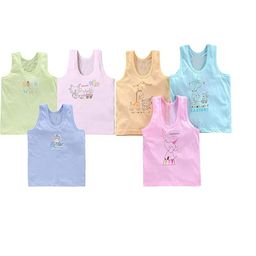 DESNUDA Kids Pack Of 6 Cotton Vests-image-69