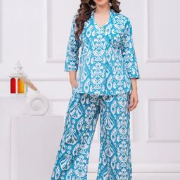 HERE&NOW Women Blue Co-Ords-picture-34