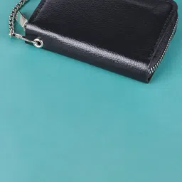 SZN Men Zip Detail Leather Card Holder-picture-31