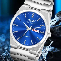 LOIS CARON Men Stainless Steel Bracelet Style Straps Analogue Watch LCS-8344-16