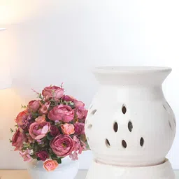 PEEPALCOMM 3Pcs White Electric Scented Diffuser With Lavender & Mogra Oils - 10 ml Each image 3