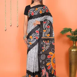 Ravi Janki Suit & Sarees Ethnic Motifs Pure Cotton Saree-picture-15