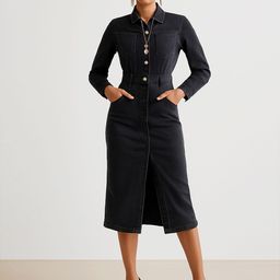 SASSAFRAS Women Bodycon Midi Dress-picture-5