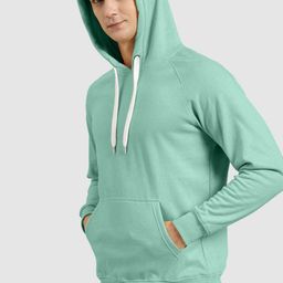 QOSHA Men Solid Hooded Sweatshirt-image-79