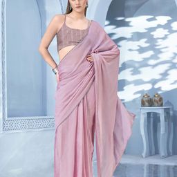 Tikhi Imli Poly Crepe Ready to Wear Saree-image-39