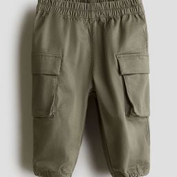 H&M Cotton Cargo Trousers-image-86