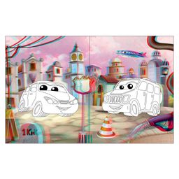 Sawan 3D Colouring Book Set of 4 - English image 4