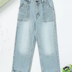 max Boys Cotton Mid-Rise Low Distress Light Fade Regular Fit Jeans-image-88