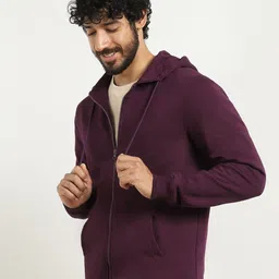 Mast & Harbour Men Hooded Anti Odour Sweatshirt-picture-9