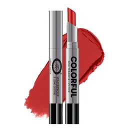 Fashion Colour Colorful Long Lasting & Non-Transfer Lipstick -Dull Red 321-image-81