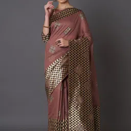KALINI Woven Design Zari Art Silk Heavy Work Kanjeevaram Saree-picture-37