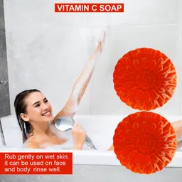GROOVY Set Of 2 Cranberry Cleanse Vitamin C Bathing Soap - 100 g Each image 5