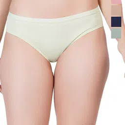 Liigne Pack Of 5 Mid-Rise Seamless Basic Briefs VCPC2219-XS-image-32