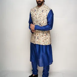 PS MEN BY PAYAL SINGHAL Men Regular Kurta with Churidar-picture-57