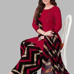 SIMPLYETHNIC Geometric Printed Unstitched Dress Material-image-94