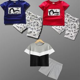 Lofn Unisex Kids Printed T-shirt with Shorts-image-28