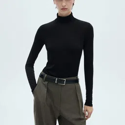 MANGO Turtle Neck T-shirt-image-54